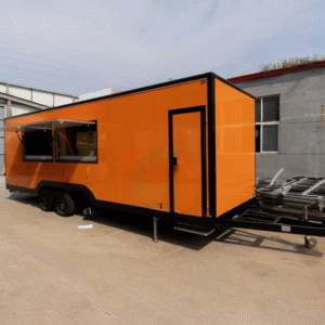 7m (23ft) Orange Square Food Trailer - Image 4