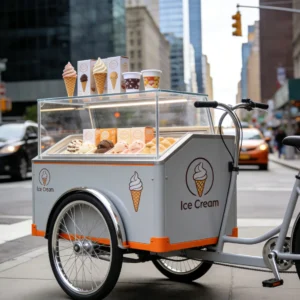 Holdover Cold Plate Ice Cream Push Cart (No Power Required) - Image 2