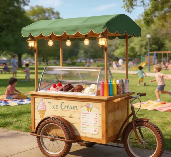 Tricycle Ice Cream Cart-4